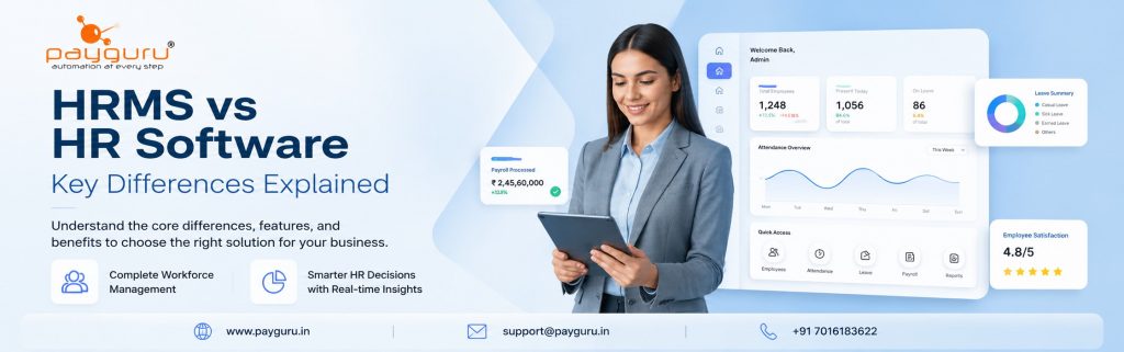 HRMS vs HR Software: Key Differences Explained